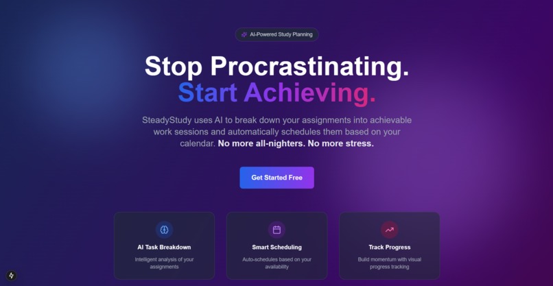 SteadyStudy – screenshot 1