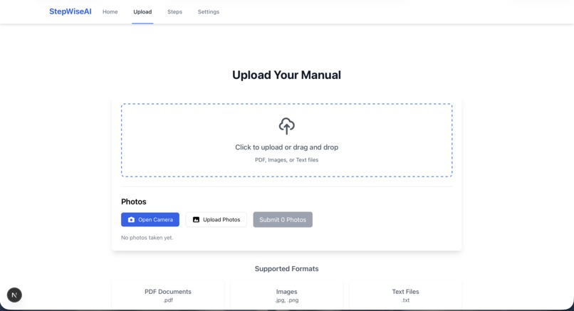 StepWiseAI – screenshot 2