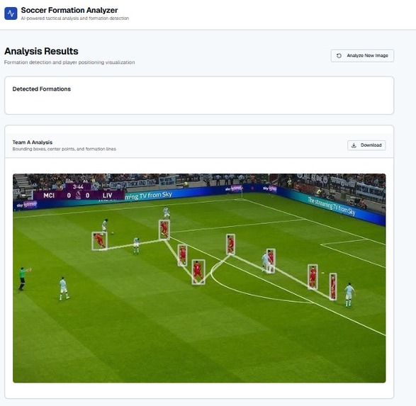 Soccer Formation Analysis With Computer Vision – screenshot 1