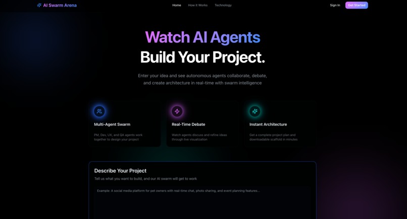 AI Swarm Arena – screenshot 1