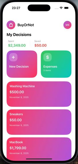 BuyOrNot – screenshot 2
