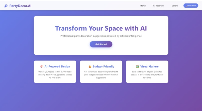 PartyDecor.AI – screenshot 1