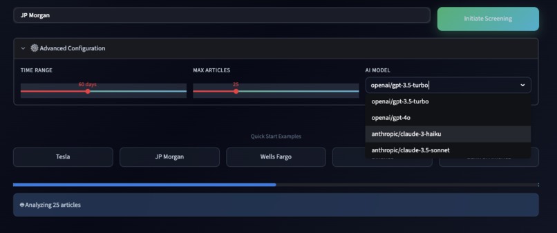 RiskRadar AI – screenshot 2