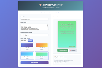Simple-Poster-Generator