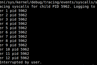 Syscall Latency eLiteTrace