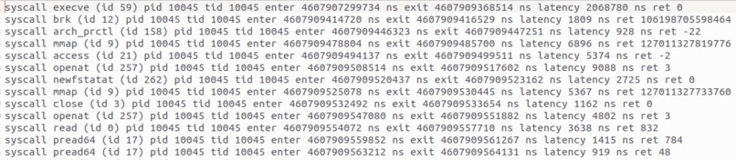Syscall Latency eLiteTrace – screenshot 4