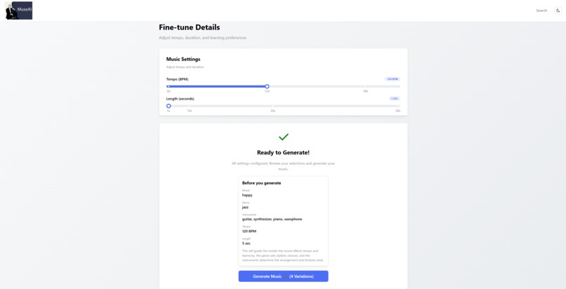 MuseAI – screenshot 3