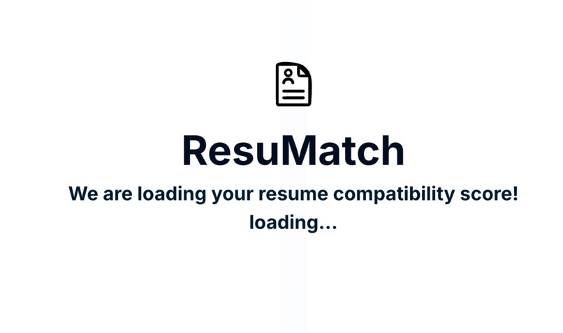 ResuMatch – screenshot 2