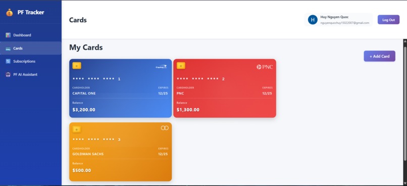 PF Tracker – screenshot 5