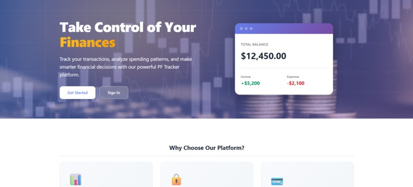 PF Tracker – screenshot 1