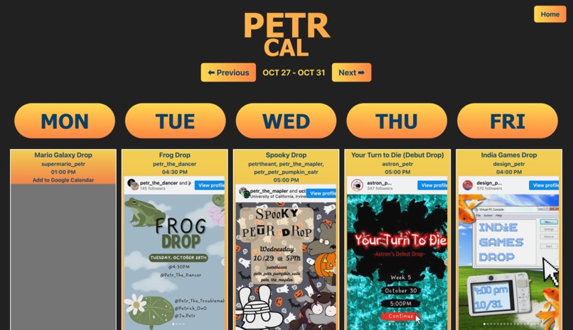 PetrCAL – screenshot 2