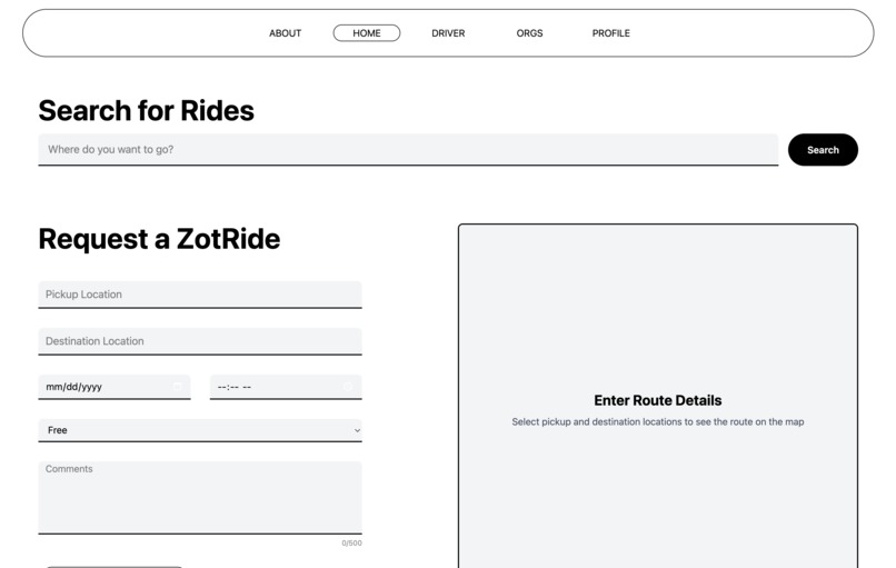 ZotRide – screenshot 5