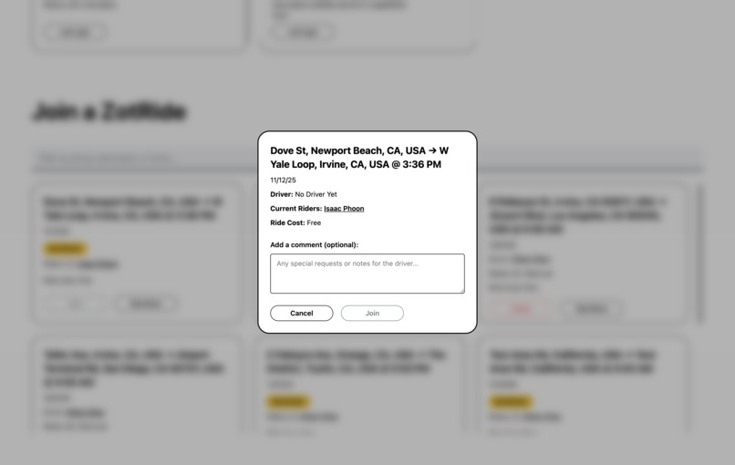 ZotRide – screenshot 9