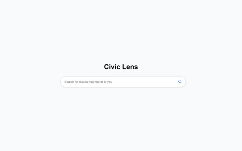 Civic Lens – screenshot 2