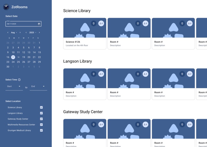 ZotRooms – screenshot 2