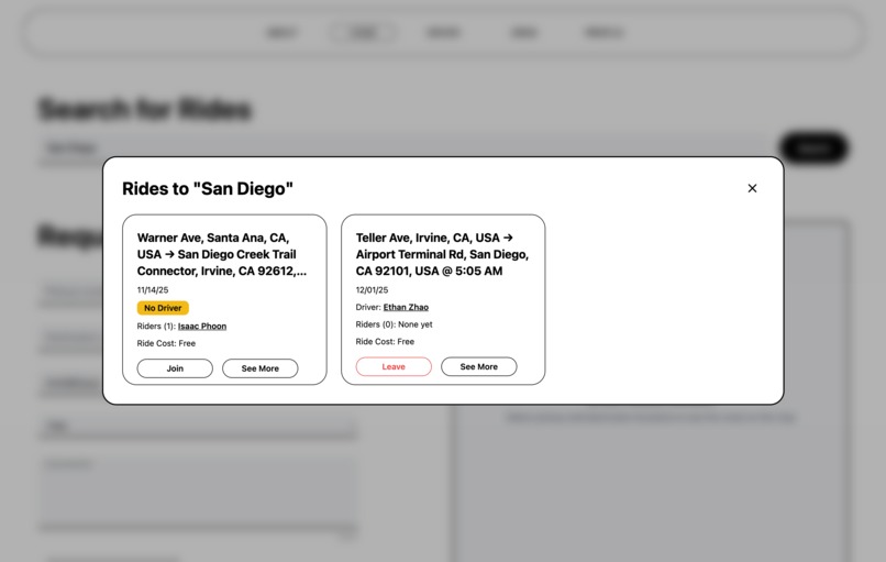 ZotRide – screenshot 13