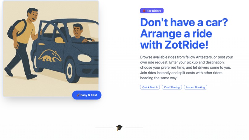 ZotRide – screenshot 2