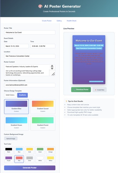 Simple-Poster-Generator – screenshot 4