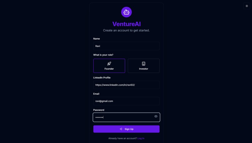 VentureAI – screenshot 2