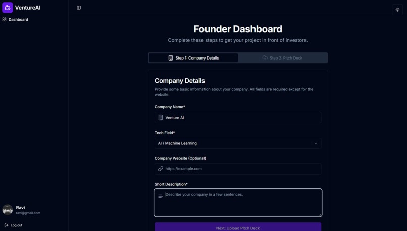 VentureAI – screenshot 3