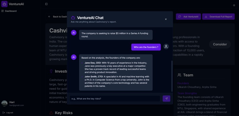 VentureAI – screenshot 8