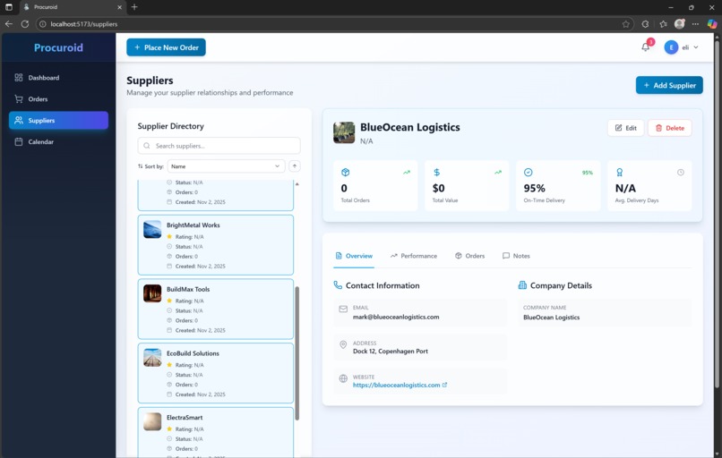 Procuroid – screenshot 1