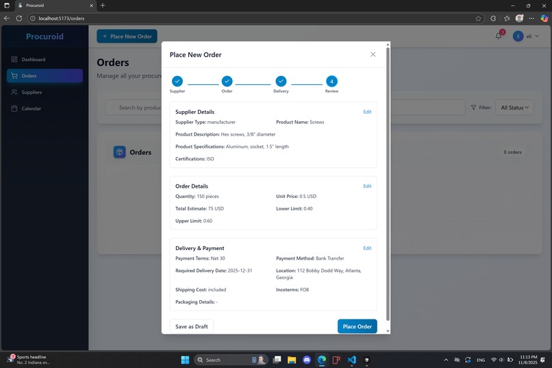 Procuroid – screenshot 2