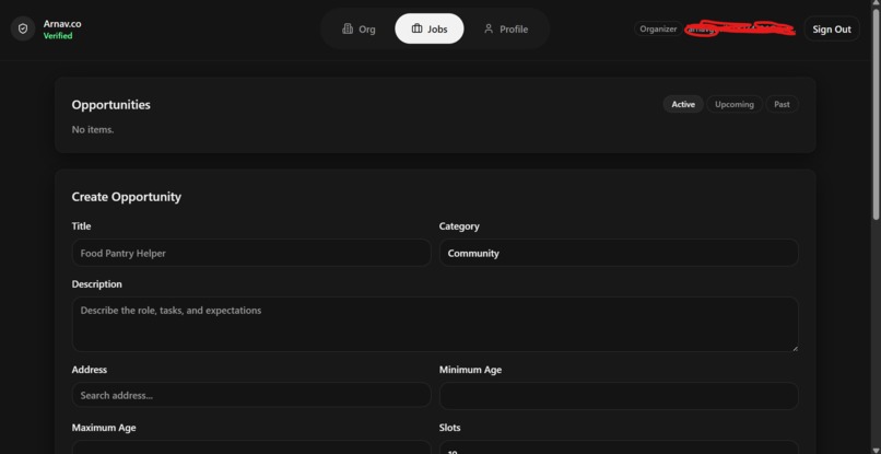 VolunteerHub – screenshot 4