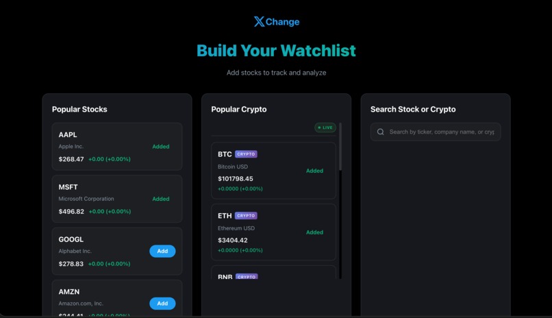 XChange - Where Market Chatter Becomes Market Insight – screenshot 3