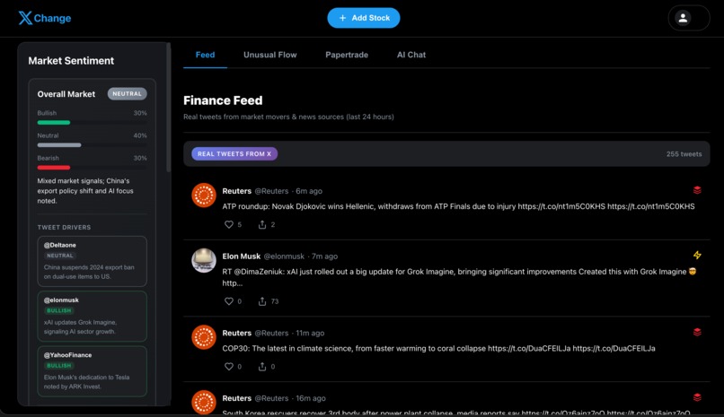 XChange - Where Market Chatter Becomes Market Insight – screenshot 6