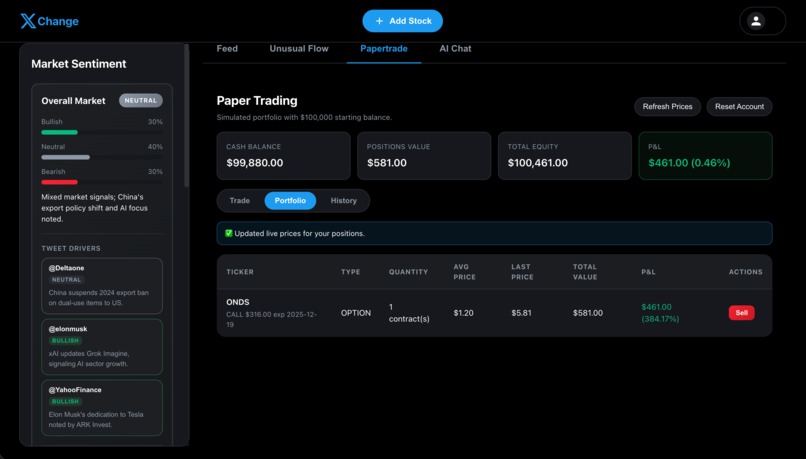 XChange - Where Market Chatter Becomes Market Insight – screenshot 10