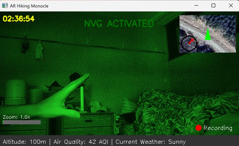 AR Hiking Monocle – screenshot 3