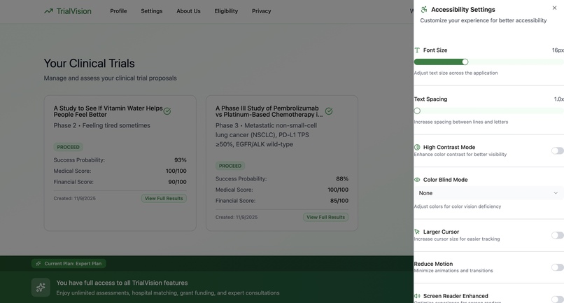 TrialVision – screenshot 3