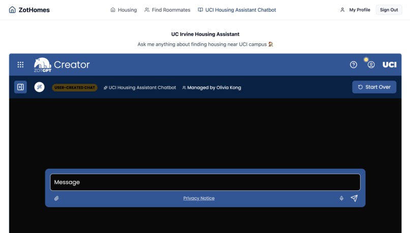 ZotHomes – screenshot 5