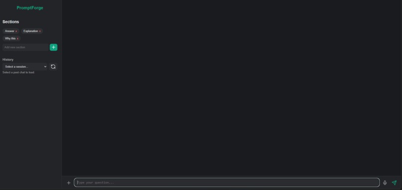 PromptForge – screenshot 1