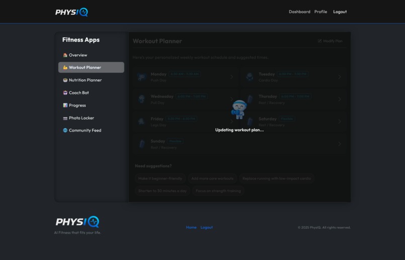 PhysIQ – screenshot 1