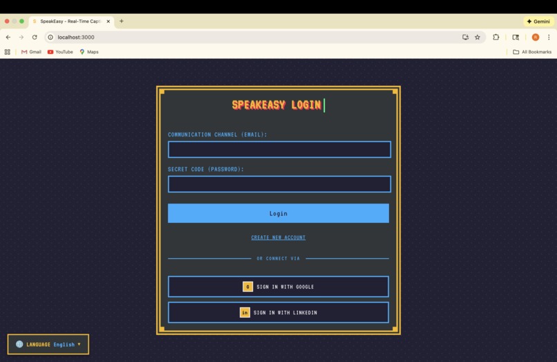 SpeakEasy – screenshot 1