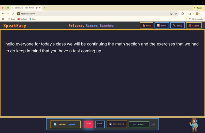 SpeakEasy – screenshot 2