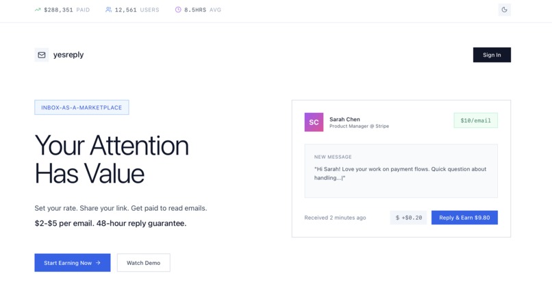 yesreply – screenshot 3