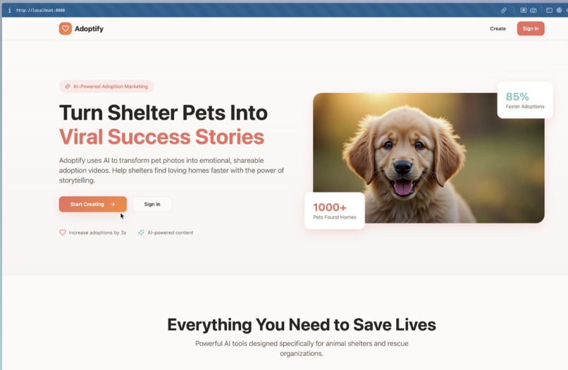 Adoptify – screenshot 1