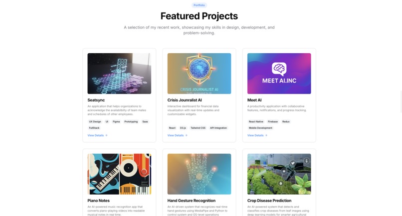 Personal Portfolio – screenshot 4