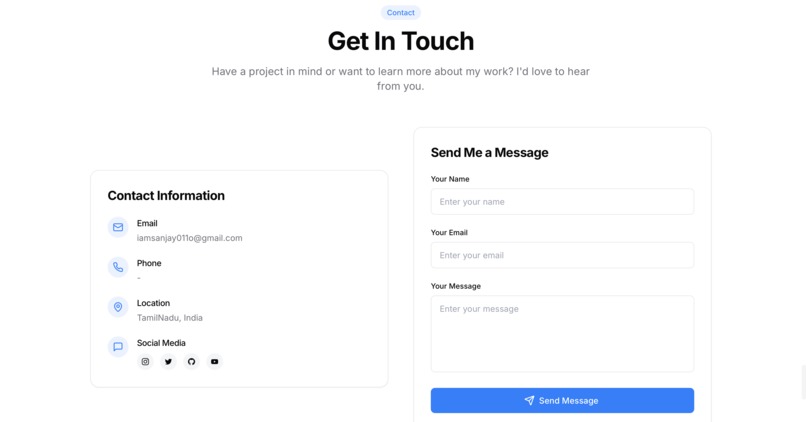 Personal Portfolio – screenshot 5