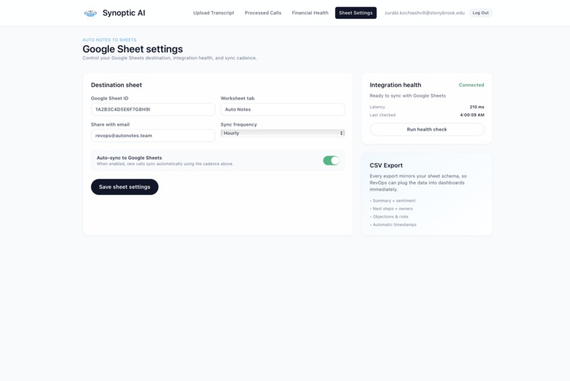 Synoptic AI – screenshot 4