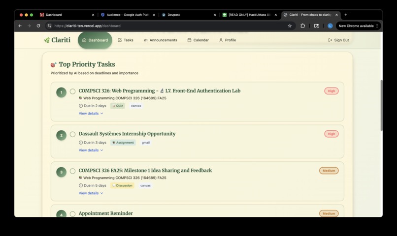 Clariti – screenshot 2