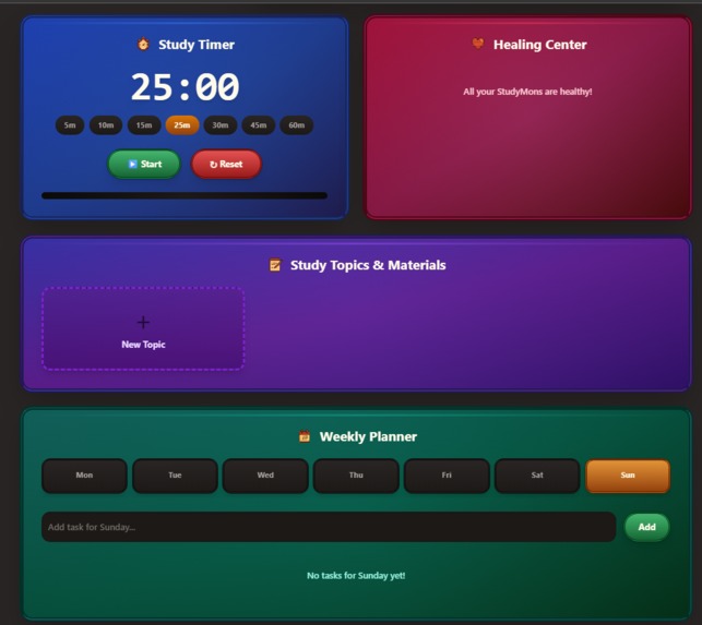 StudyMon – screenshot 2