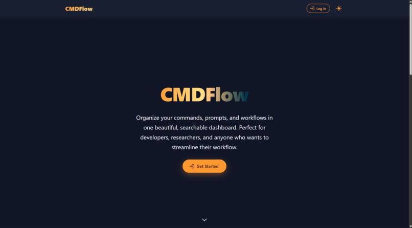CMDFlow – screenshot 1