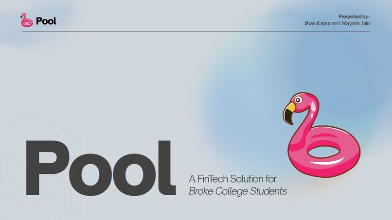 Pool, a FinTech Solution for "Broke College Students" – screenshot 2