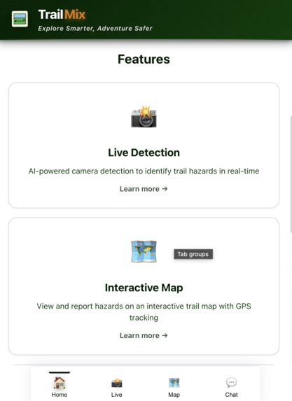 TrailMix – screenshot 1