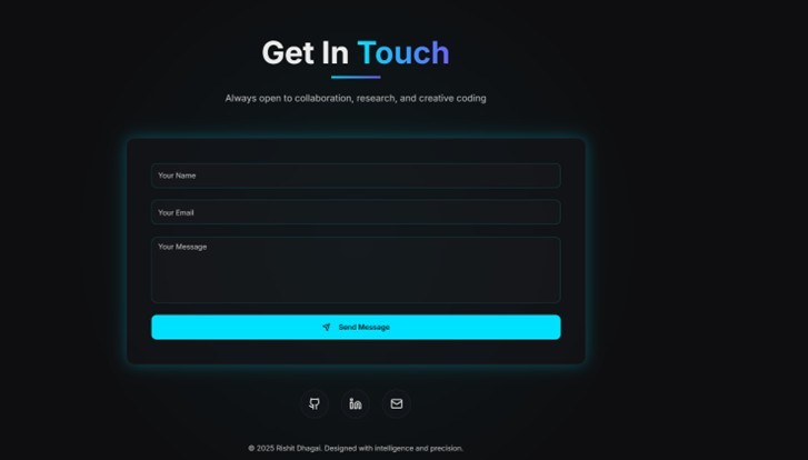 Neo-Cogni-Verse — A Futuristic Developer Portfolio – screenshot 4