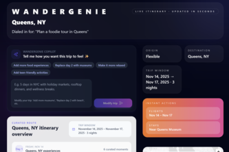 WanderGenie - AI Travel Assistant